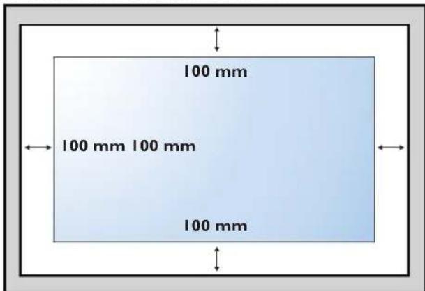 VIEWSONIC CDX4952-L - Ventilation Requirements for enclosure locating - 1