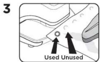 3 Used Unused
