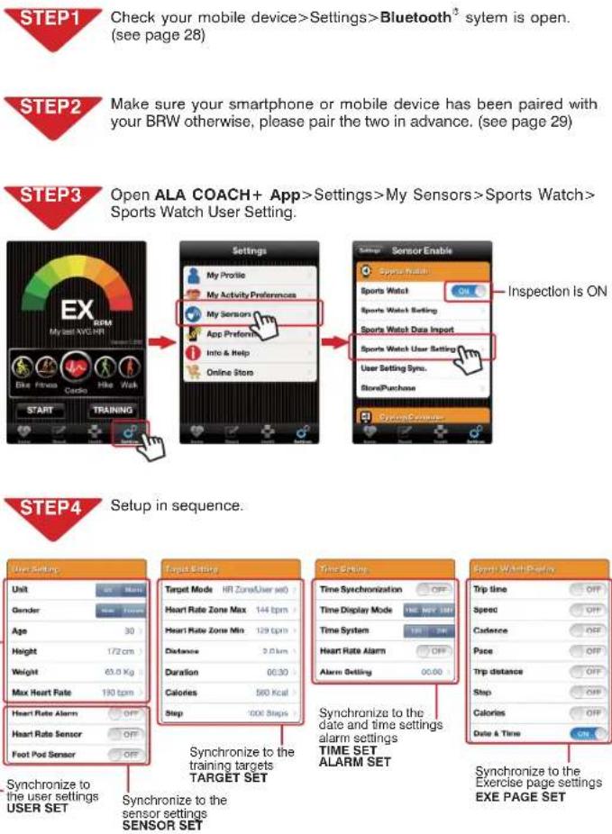 Alatech Runaid 10 - 9-3 Synchronize with Smartphone - 1