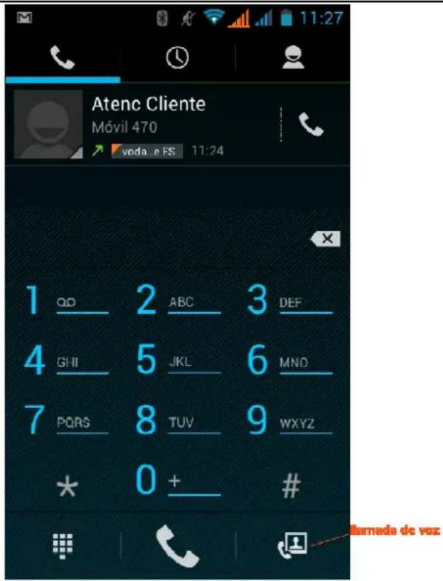 Atenc Cliente Móvil 470 voda_e FS 11:24 1 QD 2 ABC 3 DEF 4 GHI 5 JKL 6 MNO 7 PQRS 8 TUV 9 WXYZ * 0 + # larnada de voz