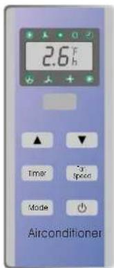 Admiral AAW-06CR1FHUE - ▶ Remote control model - 2