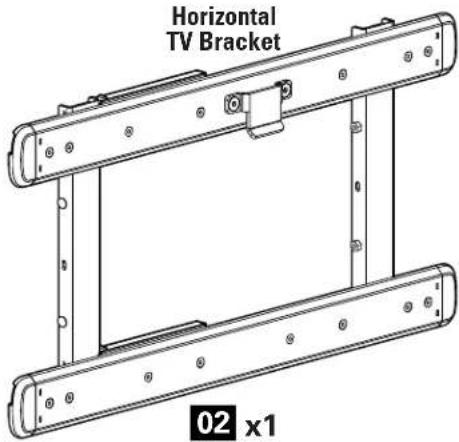 SANUS VXF532 - Parts and Hardware for STEP 1 - 3