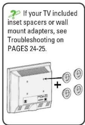 SANUS VXF532 - 1-3 Attach Vertical TV Brackets - 1