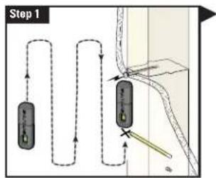 SANUS VXF532 - TWO SIMPLE STEPS TO FINDING YOUR STUDS: - 1