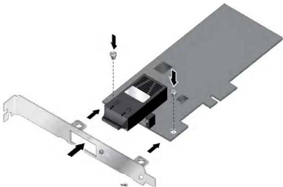 Allied Telesis 2911SX/ST - Replacing the Bracket - 2