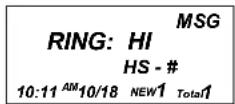 SYLVANIA STC950 - "MSG" (Message Waiting) - 2