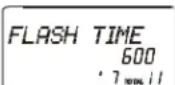 SYLVANIA STC950 - Changing the Flash Time - 1