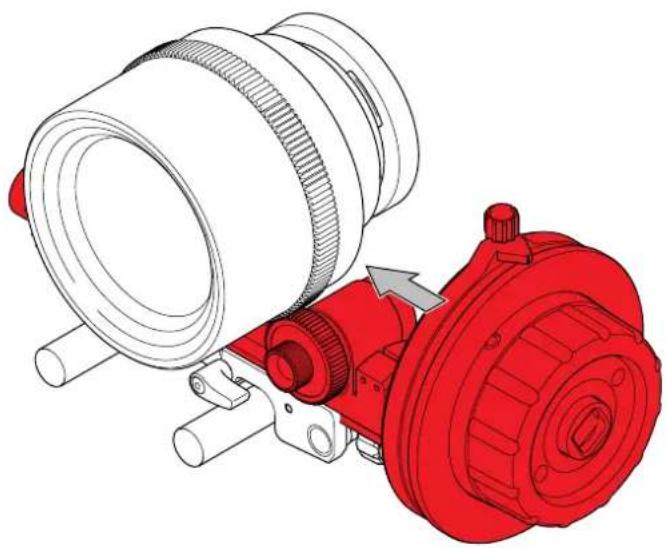 OConnor C1242-0002 - mounting onto the camera rods - 2