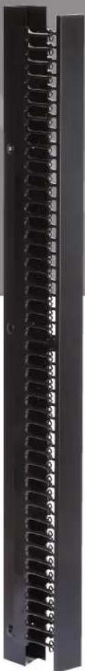 Black Box DCMV45U6S - Supports and manages cables connected to rackmounted networking equipment. - 1