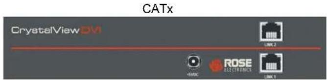 CATx CrystalView CV LINK 2 -600C ROSE ELECTRONICS LINK 1