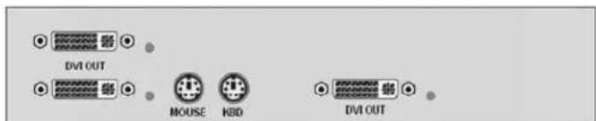 DVI OUT MOUSE KBD DVI OUT