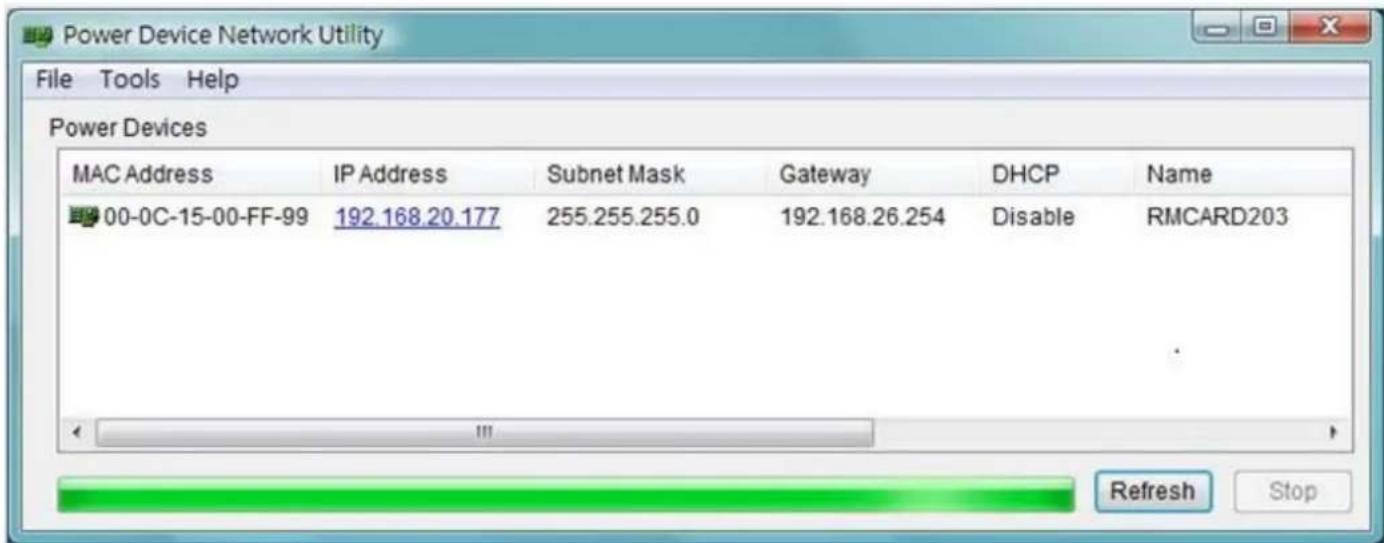 CyberPower RMCARD302TAA - Method 1: Using the Power Device Network Utility Tool - 1