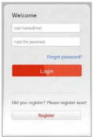 Welcome User Name/Email Input the password. Forget password? Login Did you register? Please register now! Register