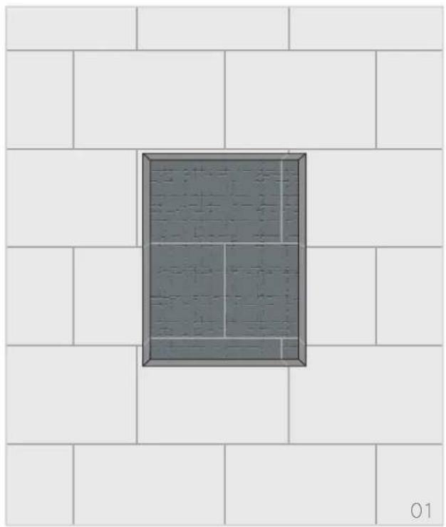 Amina AIW150I-S200 - Create aperture in brickwork/concrete - 1