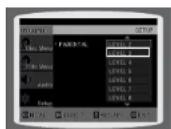 SAMSUNG HT-BP10 - Setting Parental Controls (Rating Level) - 5