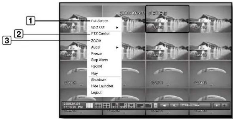 SAMSUNG SHR-6164P5/GBR - Single Mode Menu - 1