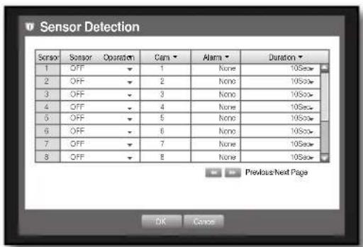 SAMSUNG SHR-6164P5/GBR - Sensor Detection - 2