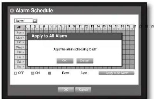 SAMSUNG SHR-6164P5/GBR - Alarm Schedule - 3