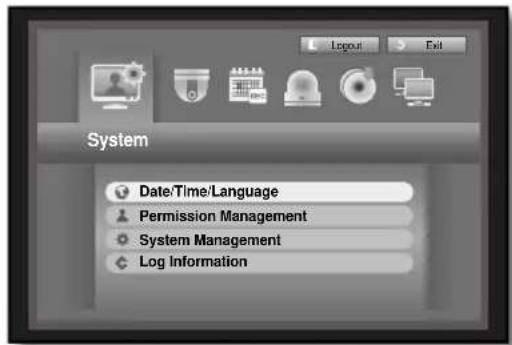 SAMSUNG SHR-6164P5/GBR - Setting the Date/Time/Language - 2