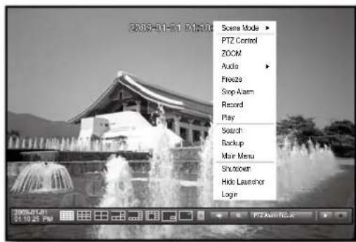 SAMSUNG SHR-6164P5/GBR - Live Screen Menu - 3