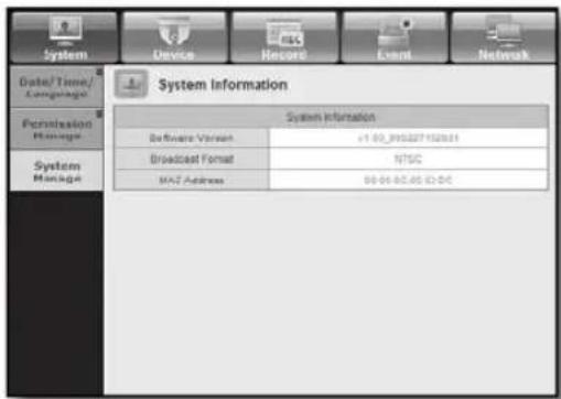 SAMSUNG SHR-6164P5/GBR - • System Information - 1
