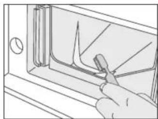 SAMSUNG WF-J145N - Cleaning the detergent drawer and recess - 3