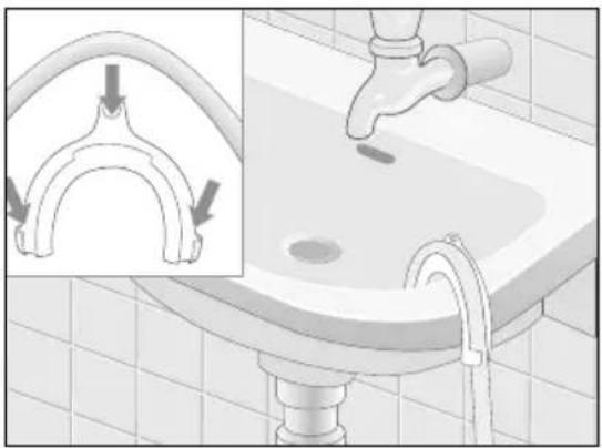 SAMSUNG Q1244S - Over the edge of a wash basin. - 1