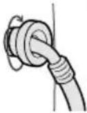 SAMSUNG Q1244S - Connecting the water supply hose(Option) - 4
