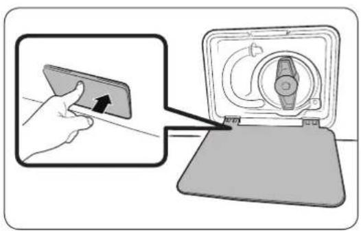 SAMSUNG WW10M864QOA - Emergency drain - 1