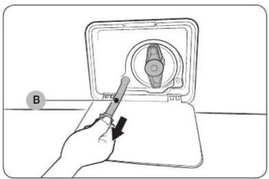 SAMSUNG WW10M864QOA - Emergency drain - 3
