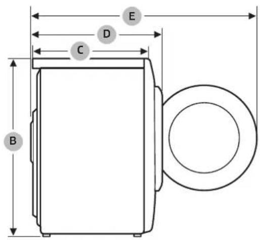 SAMSUNG WW10M864QOA - Specifications - 2