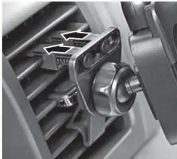INSIGNIA NS-MVMU5-C - ATTACHING TO AIR VENT LOUVERS - 2