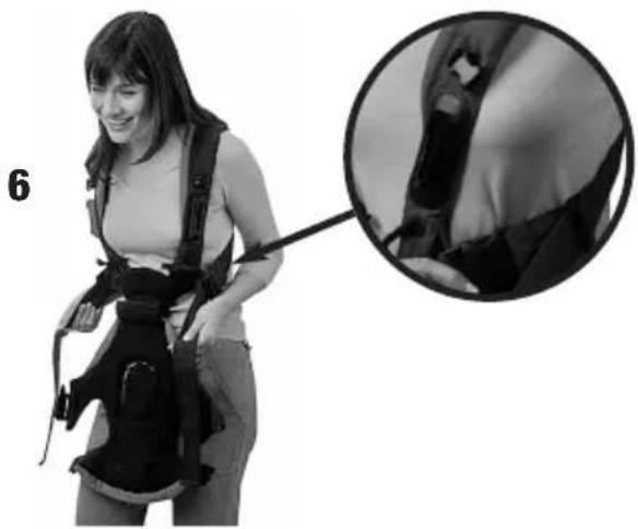 Kolcraft MLB San Francisco Giants - To Put on Baby Carrier Para poner el transportador de bebé - 3