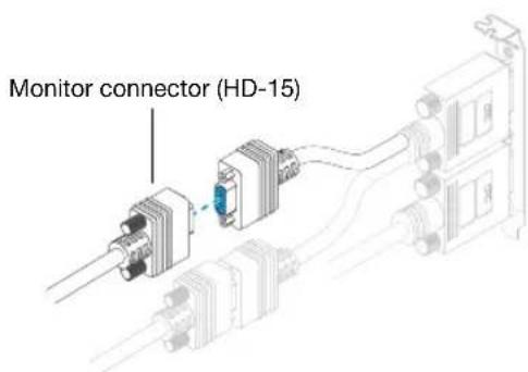 Monitor connector (HD-15)