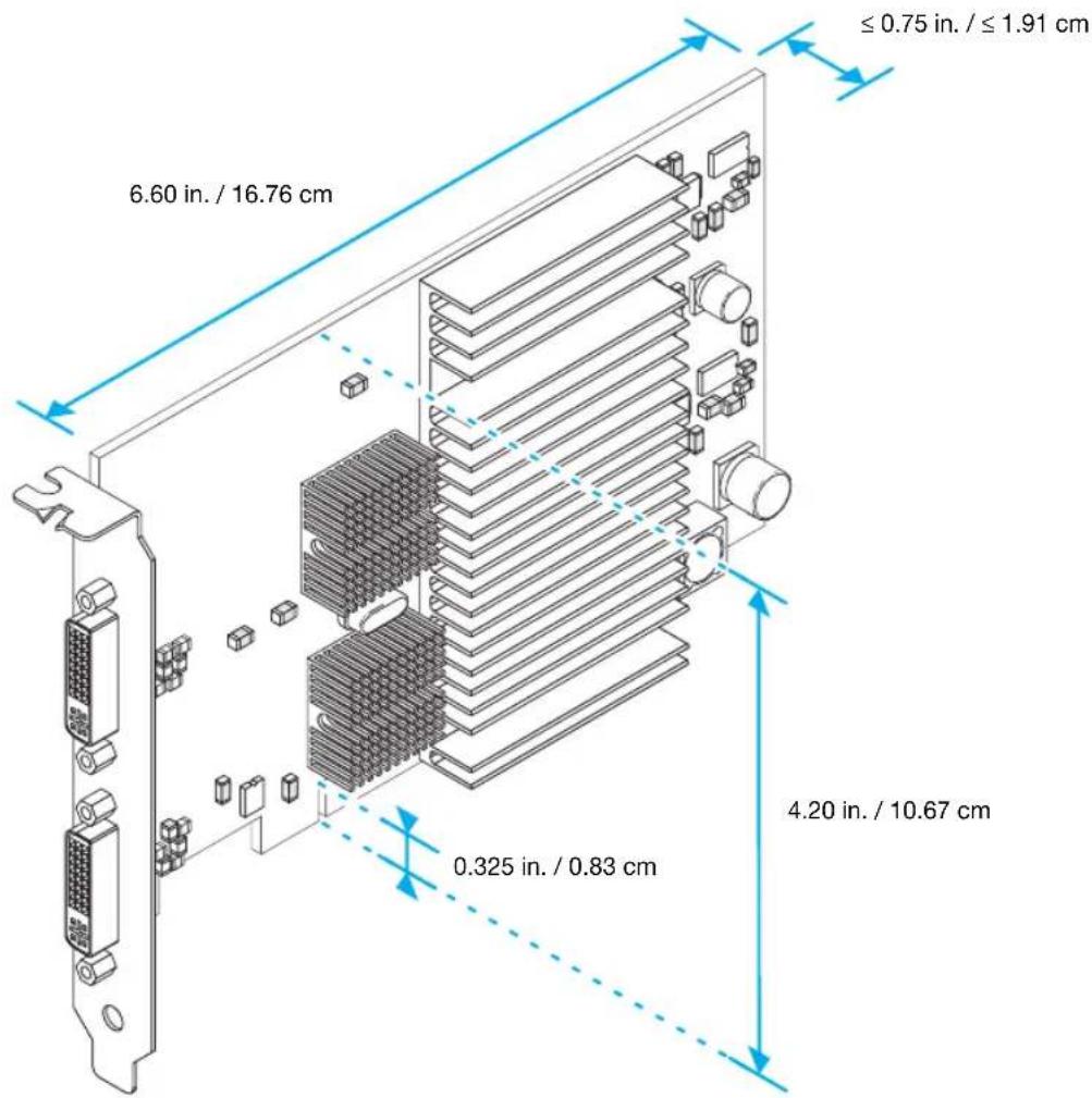 ≤ 0.75 in. / ≤ 1.91 cm 6.60 in. / 16.76 cm 0.325 in. / 0.83 cm 4.20 in. / 10.67 cm