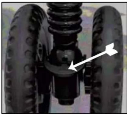 Pet Gear Sportster - TO USE FRONT WHEEL LOCKING MECHANISM - 1