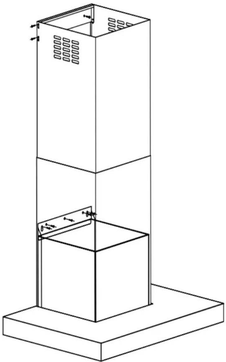 Thor HRH3604U - Ceiling pipe - 10