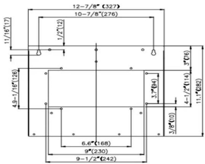 Thor HRH3604U - Ceiling pipe - 6