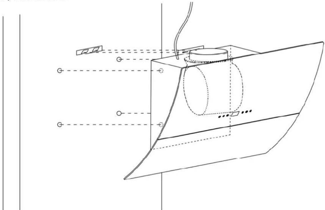 Bellini BDR903TFG - Hints for exhaust duct installation - 3