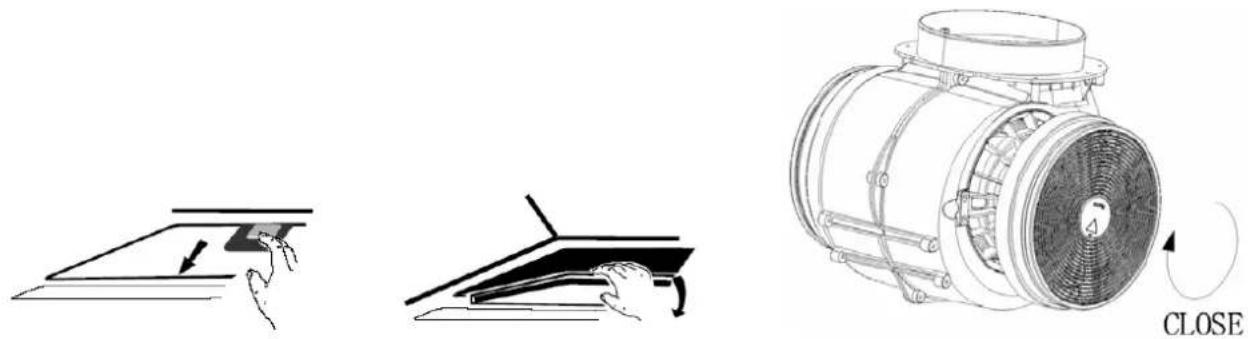 Bellini BDR903TFG - Hints for exhaust duct installation - 7