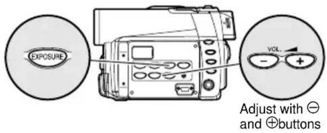 HITACHI DZ-MV350EUK - Adjusting Exposure Manually - 2