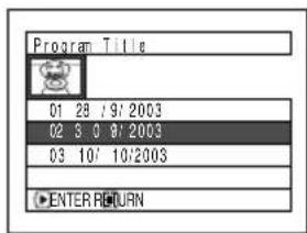 HITACHI DZ-MV350EUK - CHANGING TITLE OF PROGRAMME (TITLE) - 1