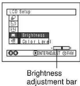 HITACHI DZ-MV350EUK - SETTING BRIGHTNESS OF LCD SCREEN (BRIGHTNESS) - 3