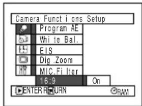 HITACHI DZ-MV350EUK - SWITCHING TO 16:9 MODE - 2