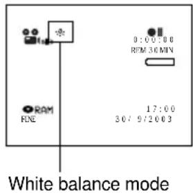 HITACHI DZ-MV350EUK - ADJUSTING COLOUR (WHITE BALANCE) - 2