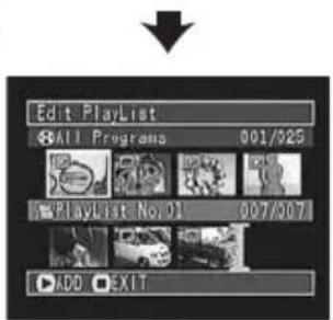 HITACHI DZ-MV200EUK - Adding Scenes to Play List - 2