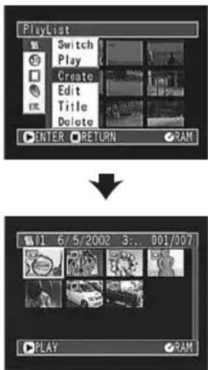 HITACHI DZ-MV200EUK - Creating New Play List - 1