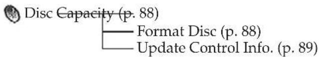 HITACHI DZ-MV200EUK - Understanding Flow of Disc Navigation Menu - 4