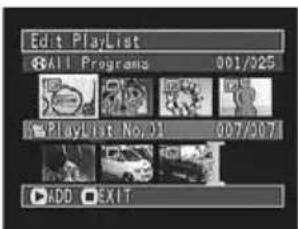 HITACHI DZ-MV200EUK - Editing Play List (Selecting Scenes Using Menu) - 1