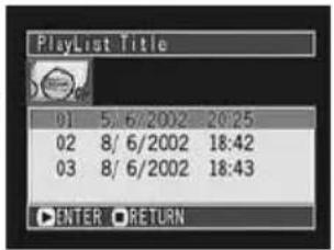HITACHI DZ-MV200EUK - Changing Title of Play List - 3